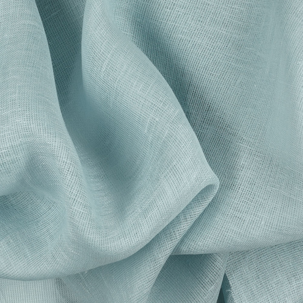 Fabric Il Gauze Linen Fabric Grey Mist Softened