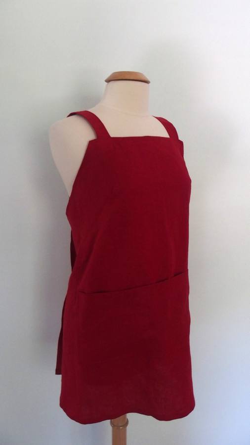 IL019 CRIMSON Softened - 100% Linen