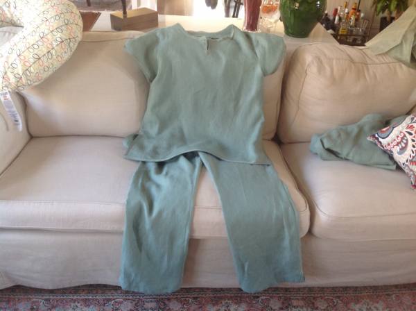 IL019 SILVER BLUE Softened - 100% Linen