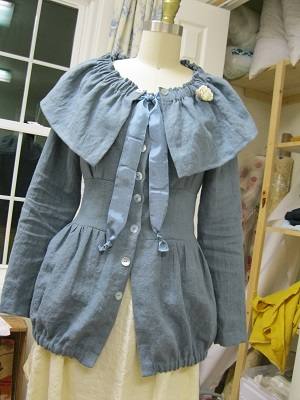 4C22 BLUE BAYOU Softened - 100% Linen