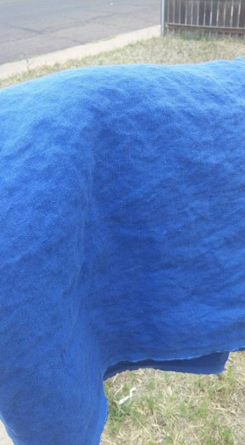 IL019 ULTRAMARINE Softened - 100% Linen
