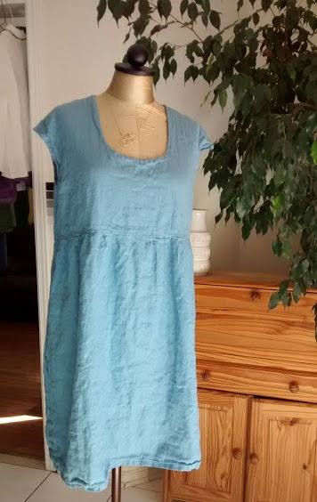 IL019 BLUE HEAVEN Softened - 100% Linen