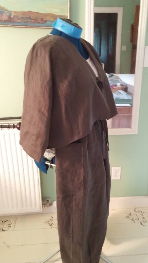 4C22 TEAK Softened - 100% Linen