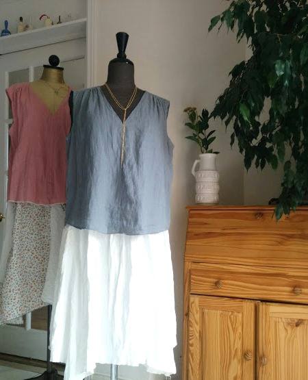 IL020 PEWTER Softened - 100% Linen
