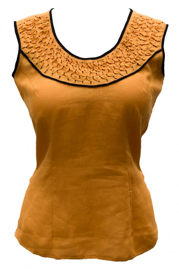 IL020 AUTUMN GOLD Softened - 100% Linen