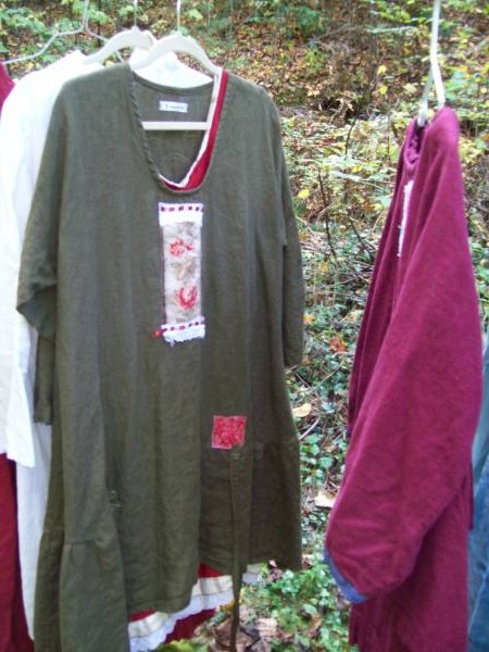 IL019 OLIVE Softened - 100% Linen