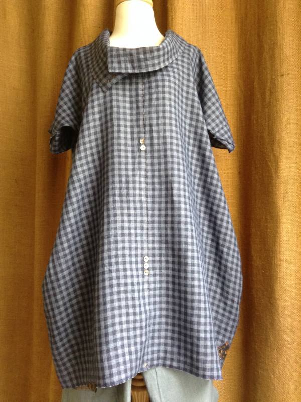 IL059 857 PLAID - 100% Linen
