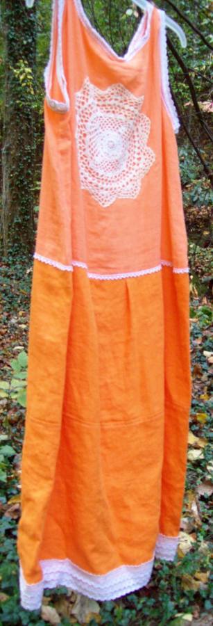 IL020 MELON Softened - 100% Linen