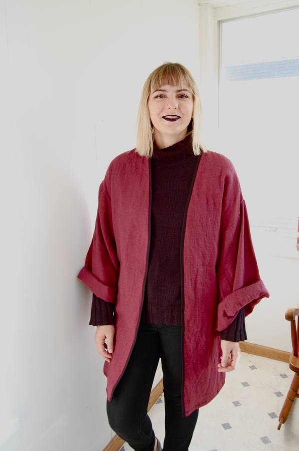 4C22 TAWNY PORT Softened - 100% Linen