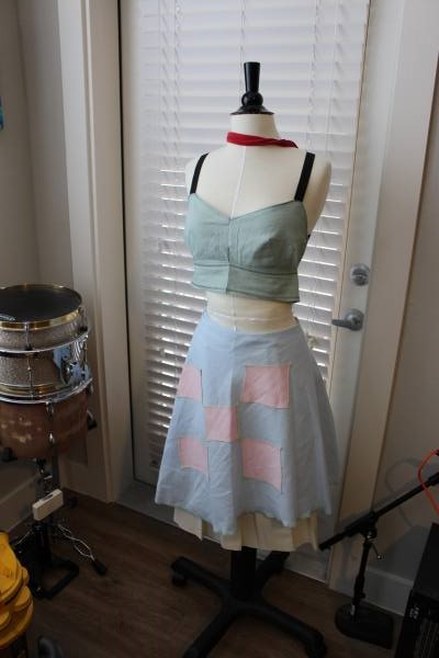 1C64 SKY BLUE Softened - 100% Linen