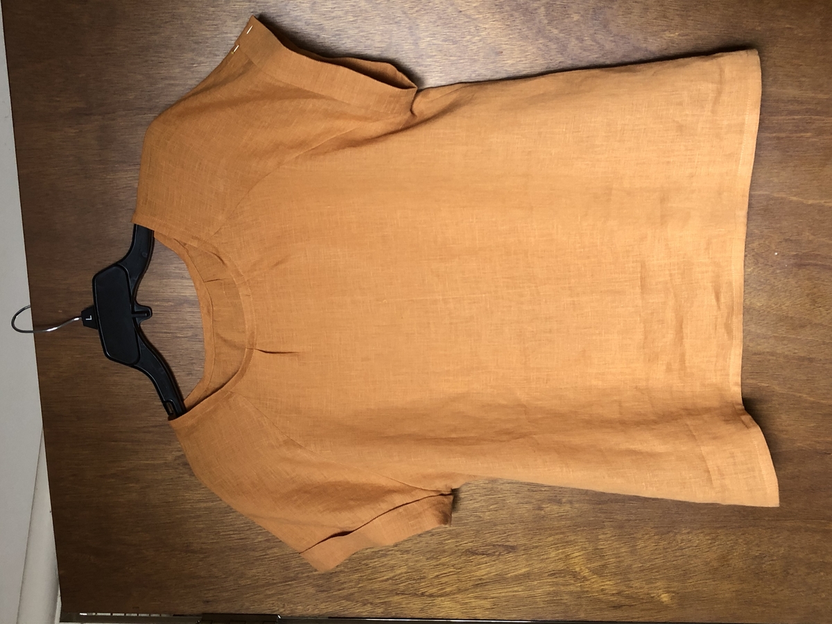 IL020 APRICOT Softened 100% Linen Light (3.5 oz/yd<sup>2</sup>)