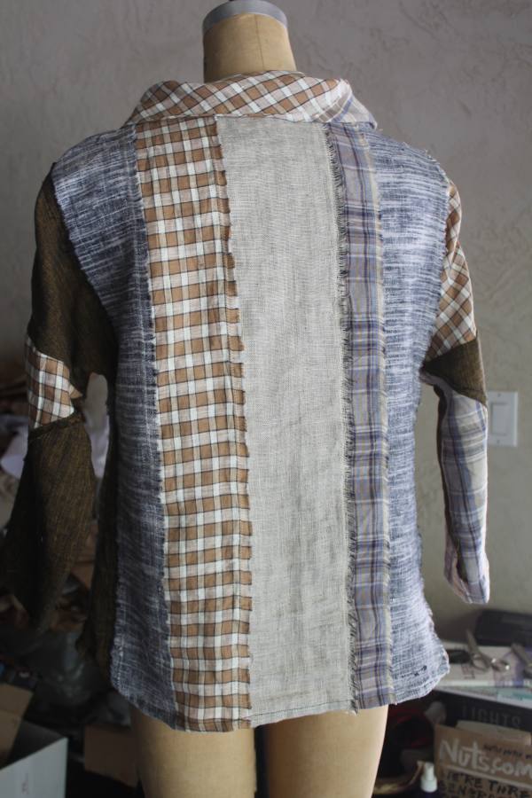 IL022 827 PLAID Softened - 100% Linen