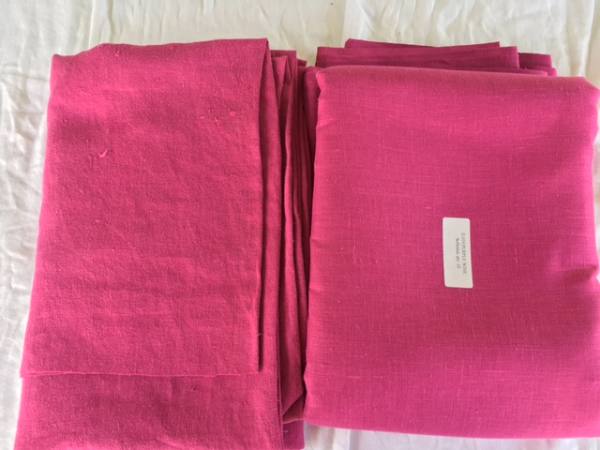 IL019 PURPLE WINE Softened - 100% Linen