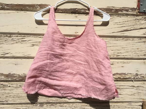 IL019 POWER PINK Softened - 100% Linen