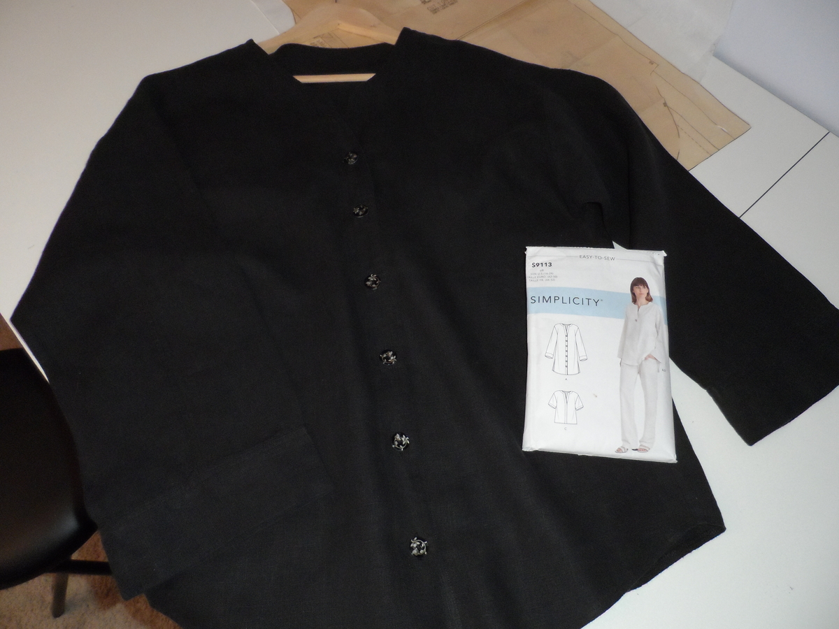 IL019 BLACK Softened 100% Linen Medium (5.3 oz/yd<sup>2</sup>)