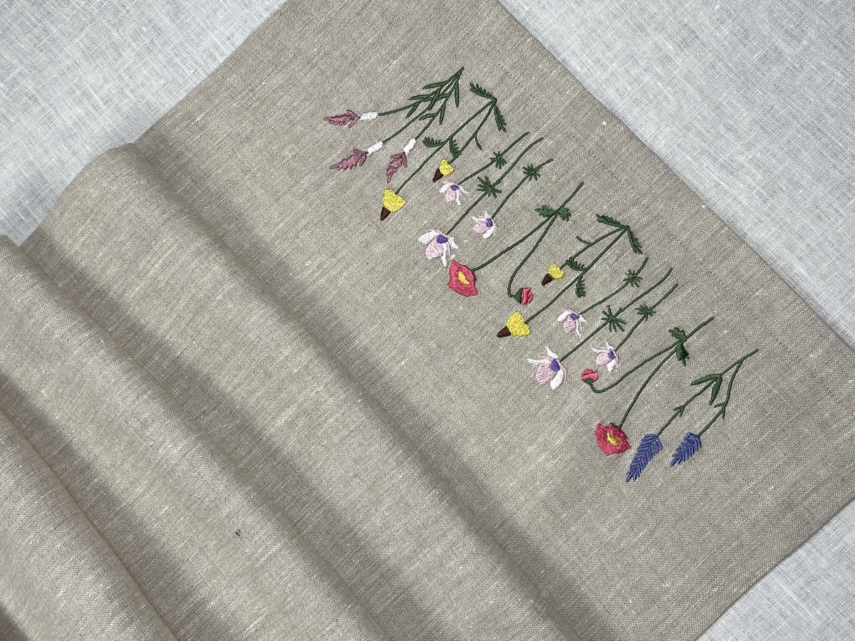 IL019 MIX NATURAL Softened 100% Linen Middle (5.3 oz/yd<sup>2</sup>)