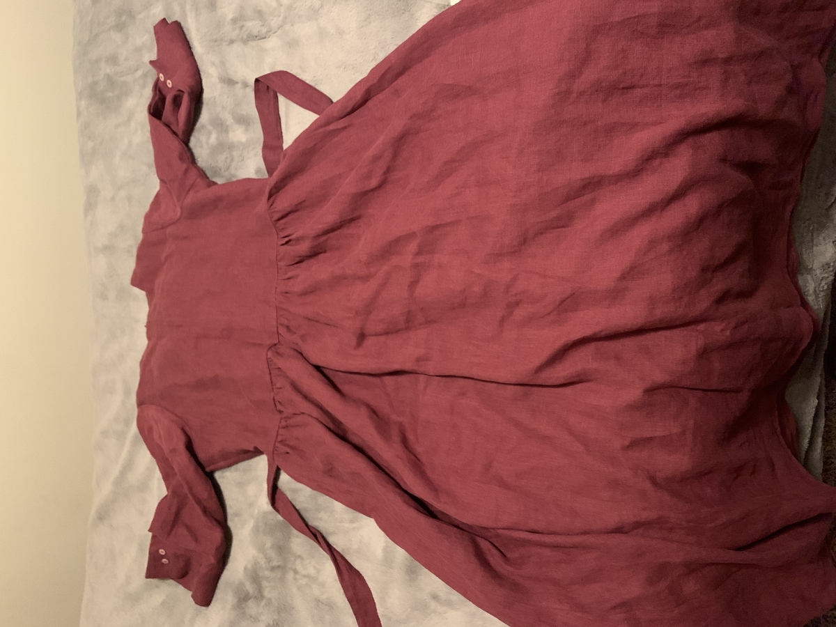 IL019 WILDCHERRY Softened 100% Linen Medium (5.3 oz/yd<sup>2</sup>)