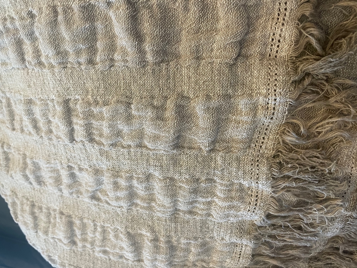 IS046 MARGAUX   NATURAL / NATURAL  73% LINEN / 27% COTTON Heavy (7.7 oz/yd<sup>2</sup>)