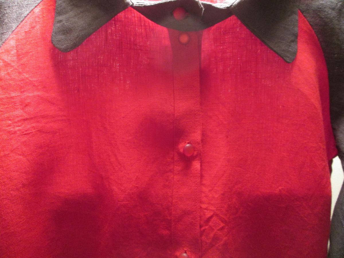 IL019 CRIMSON Softened - 100% Linen
