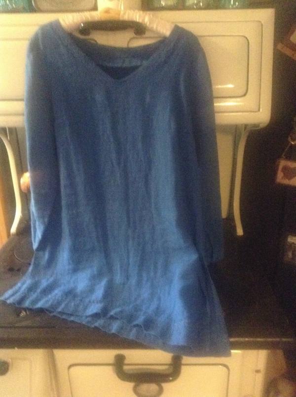 IL019 ROYAL BLUE Softened - 100% Linen
