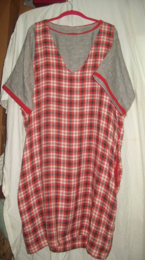 IL022 832 PLAID Softened - 100% Linen