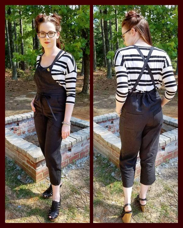 1C64 BLACK Softened - 100% Linen