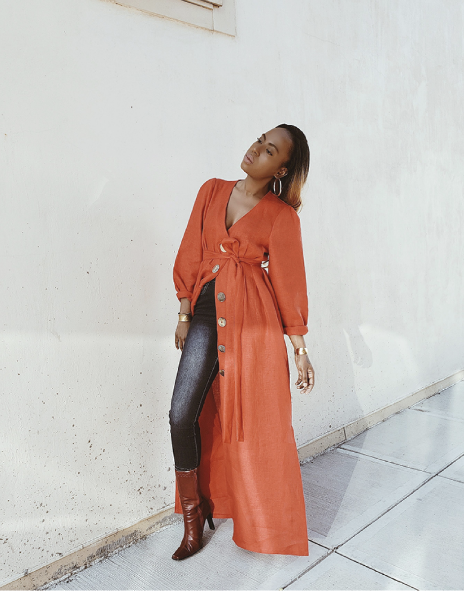 Loren — Linen Pullover Dresses