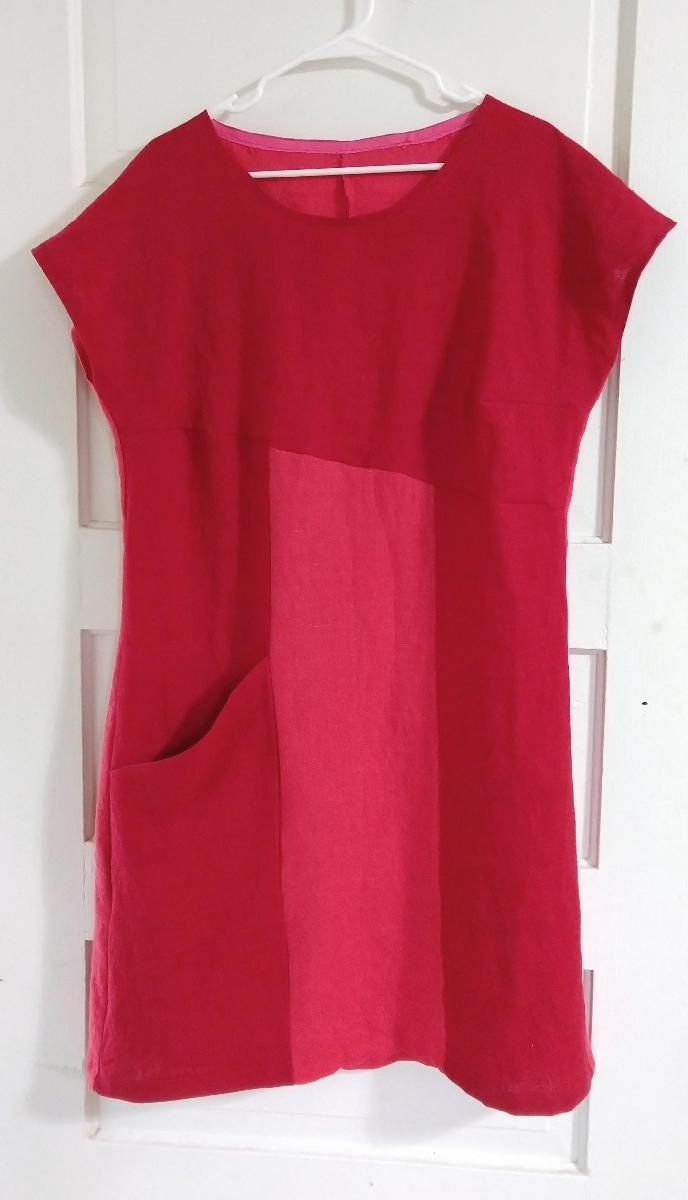 4C22 CHERRY Softened - 100% Linen