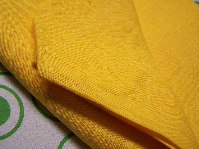 IL019 MARIGOLD Softened - 100% Linen