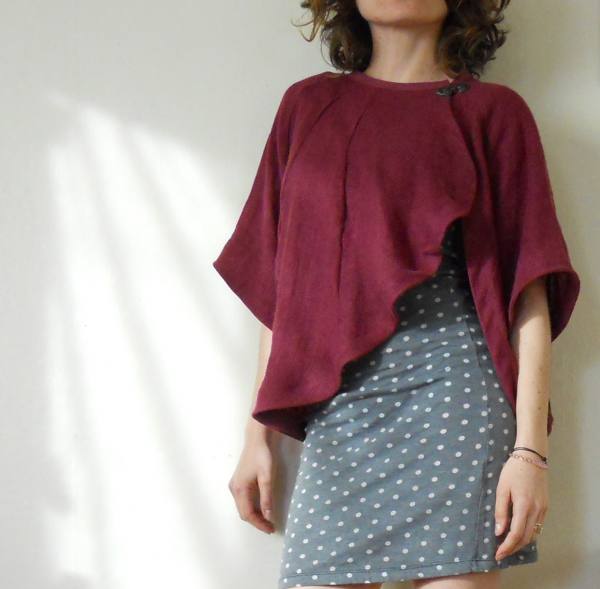 IL041 WILDCHERRY Softened - 100% Linen