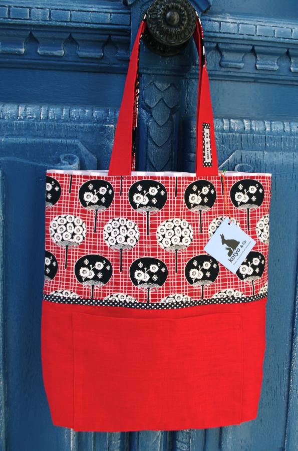 IL019 FIRECRACKER RED Softened - 100% Linen