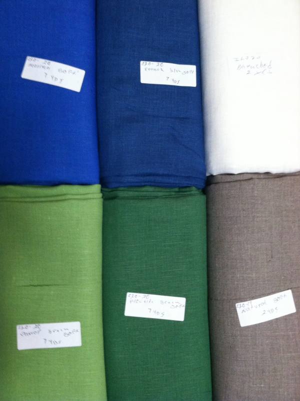 IL020 FRENCH BLUE Softened - 100% Linen