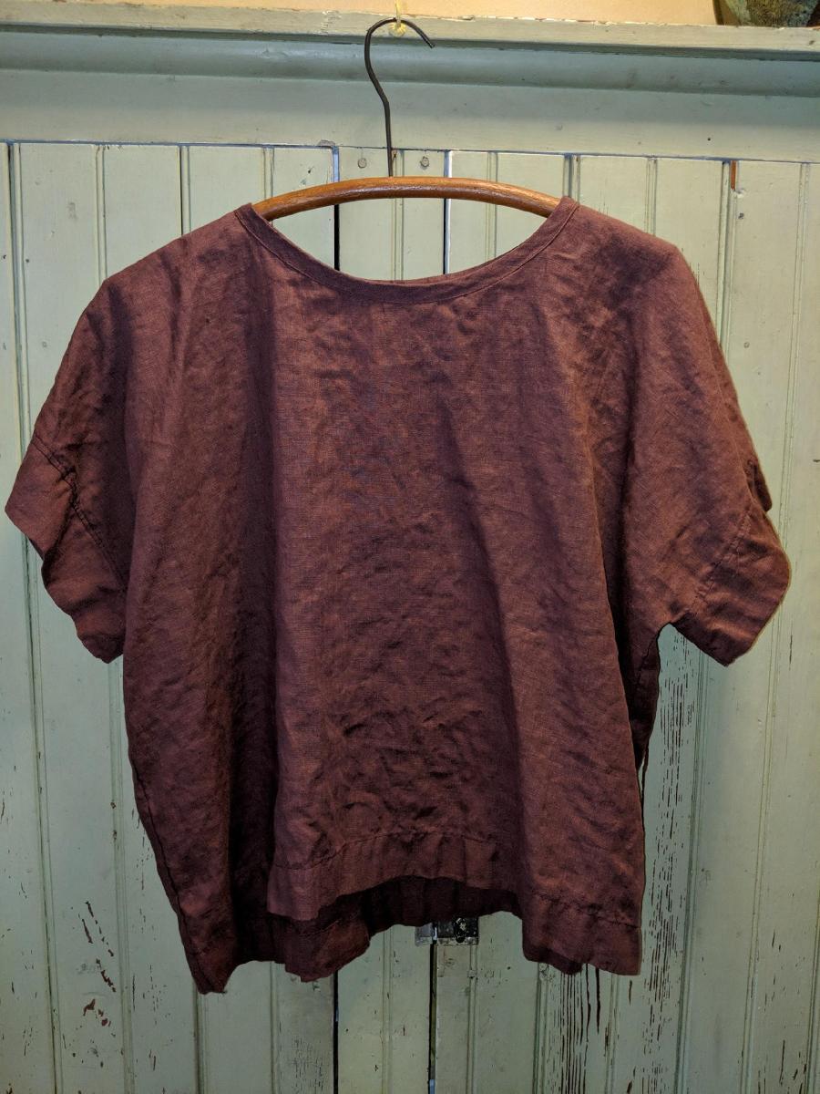 IL020 ROSE BROWN Softened - 100% Linen