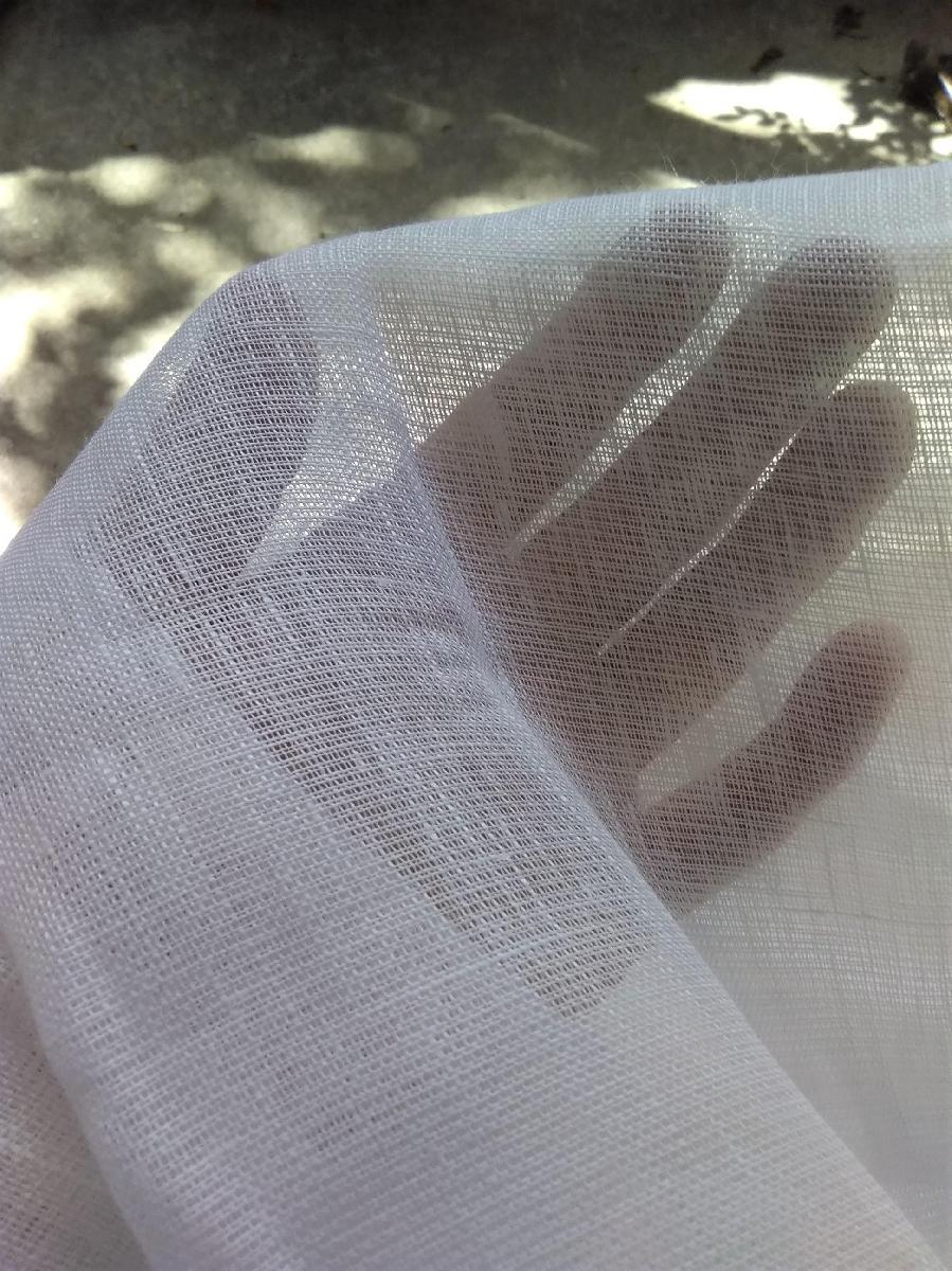 IL030 OPTIC WHITE Softened 100% Linen Sheer (2.8 oz/yd<sup>2</sup>)