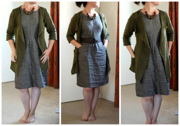 IL019 OLIVE Softened - 100% Linen