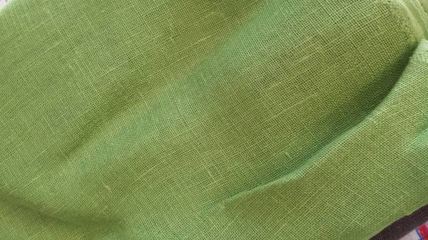 IL041 GREEN LAWN Softened - 100% Linen