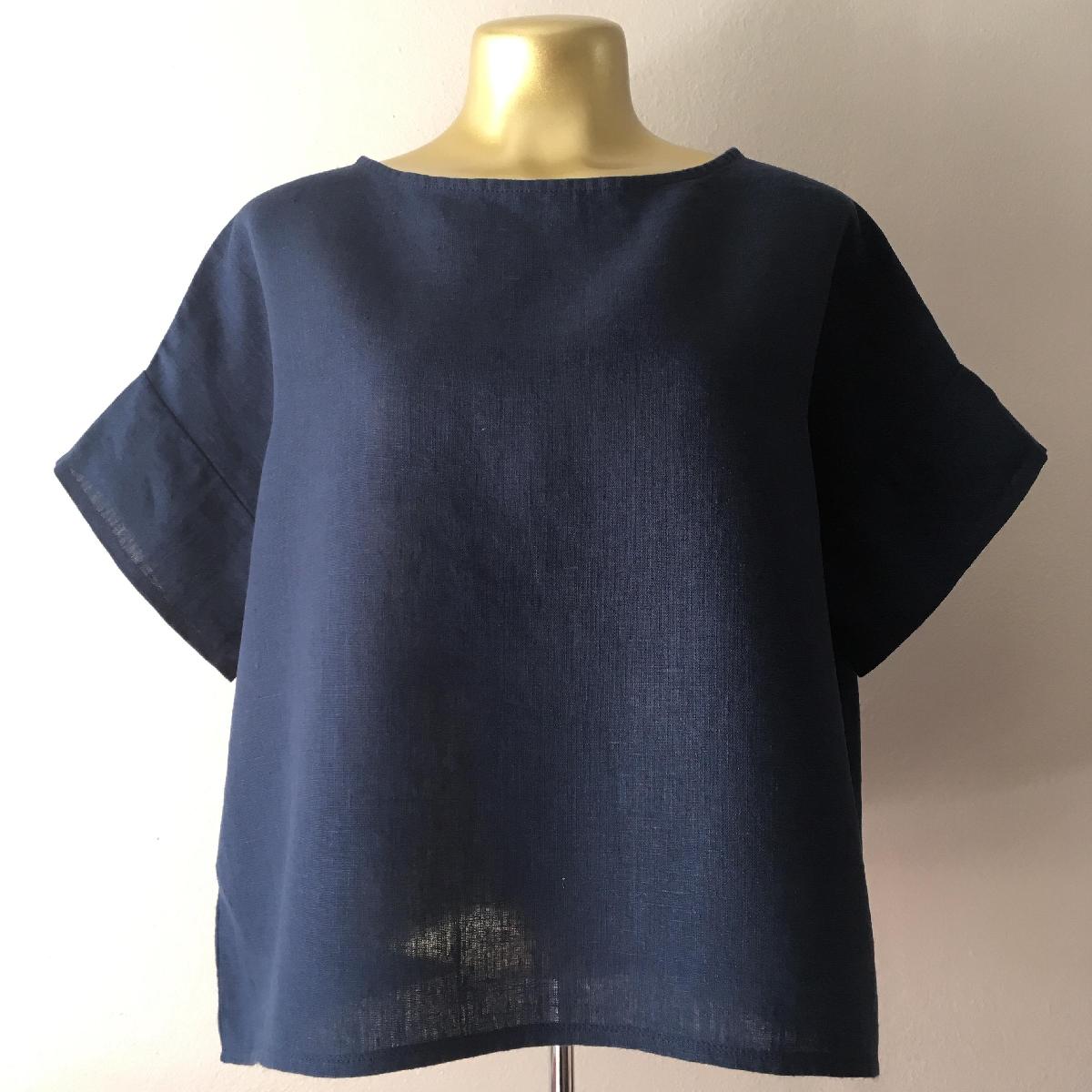 IL019 COBALT Softened - 100% Linen