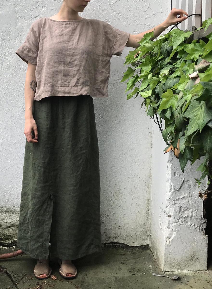 IL020 CAMEL Softened - 100% Linen