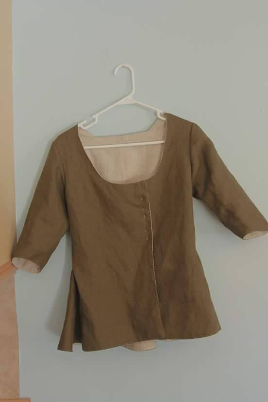 IL019 OLIVE Softened - 100% Linen
