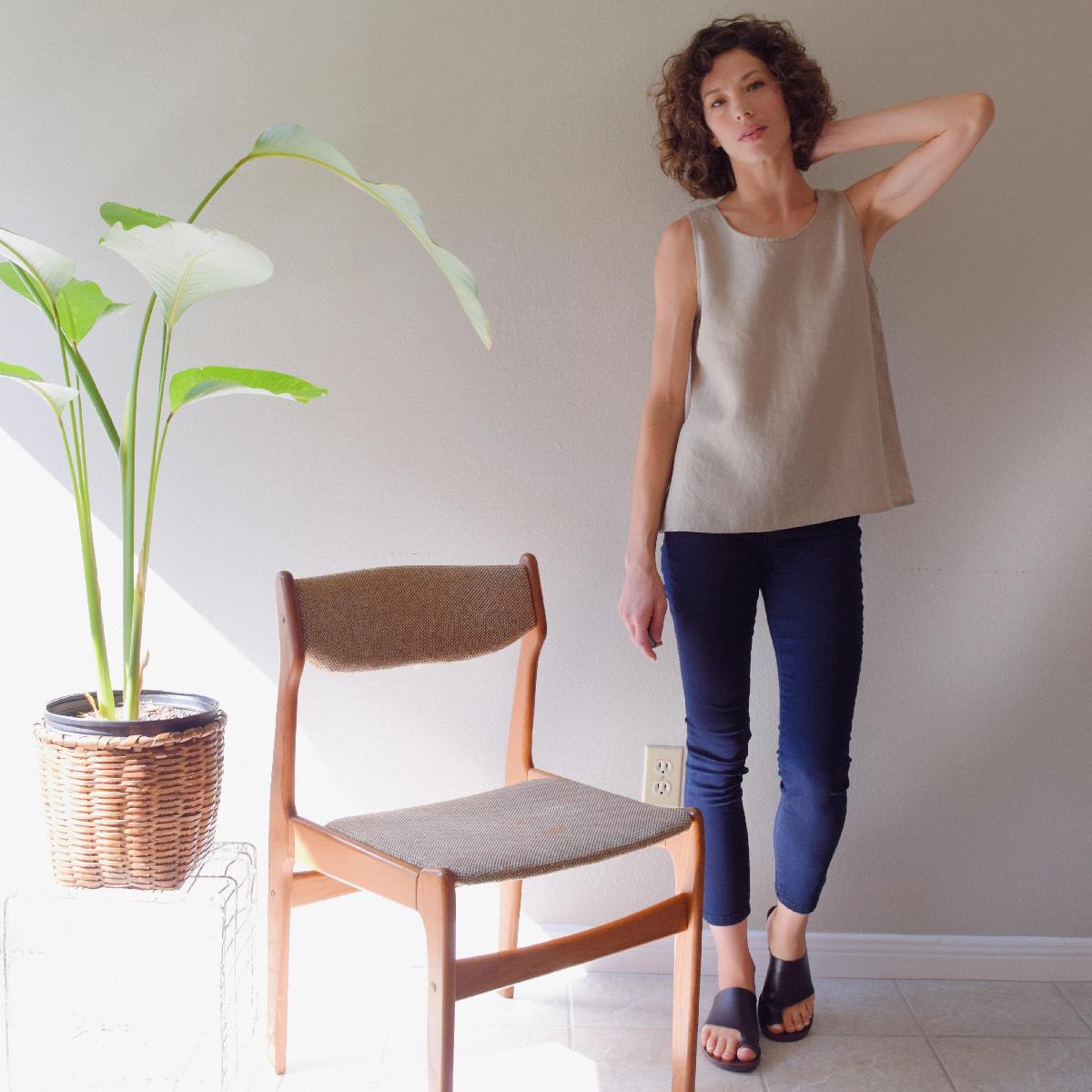 IL019 ALUMINIUM Softened - 100% Linen