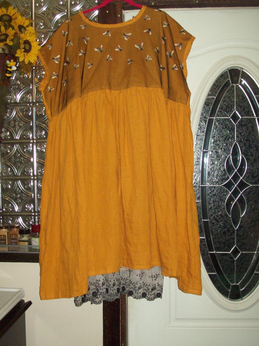 IL020 AUTUMN GOLD Softened - 100% Linen