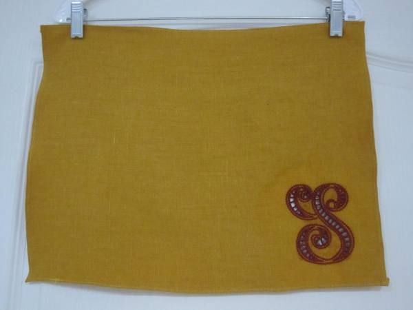4C22 AUTUMN GOLD Softened - 100% Linen