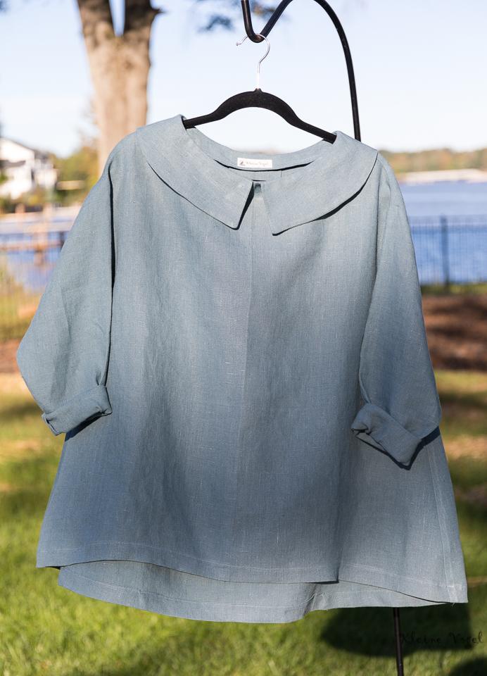 4C22 BLUE BAYOU Softened - 100% Linen