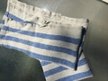 IL073 842 BLUE STRIPES    100% Linen Very Heavy (9.1 oz/yd<sup>2</sup>)