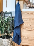4C22    COBALT  Softened 100% Linen Heavy (7.1 oz/yd<sup>2</sup>)
