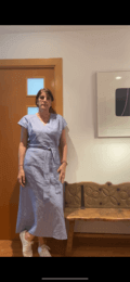 Luciana Dolman Sleeve Faux-Wrap Dress, Type - PDF