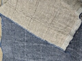IS046 HENRI   COBALT / NATURAL  73% LINEN / 27% COTTON Heavy (7.7 oz/yd<sup>2</sup>)