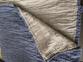 IS046 HENRI   COBALT / NATURAL  73% LINEN / 27% COTTON Heavy (7.7 oz/yd<sup>2</sup>)