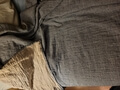 IS046 HENRI   COBALT / NATURAL  73% LINEN / 27% COTTON Heavy (7.7 oz/yd<sup>2</sup>)
