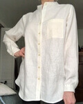 Jade Relaxed Linen Shirt, Type - PDF